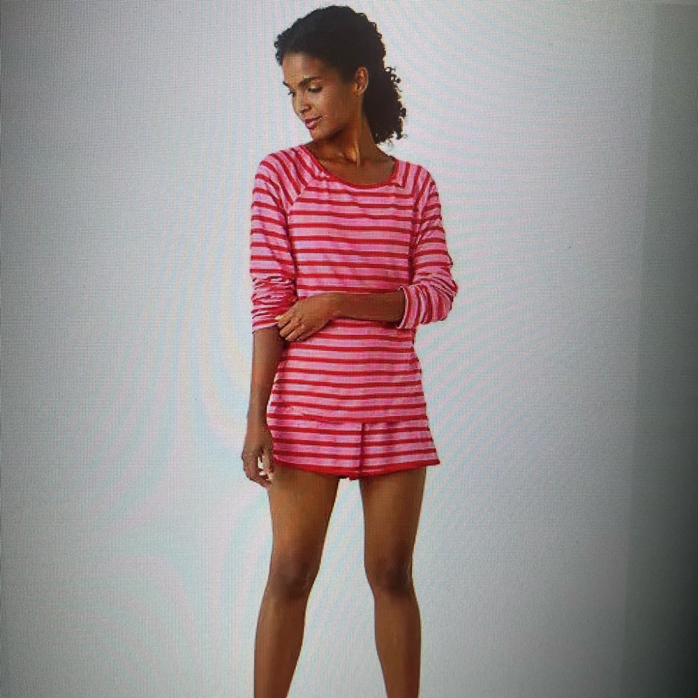 Kate Spade New York Striped 4-piece Pajama set, brand new, no tags and box - Picture 3 of 5